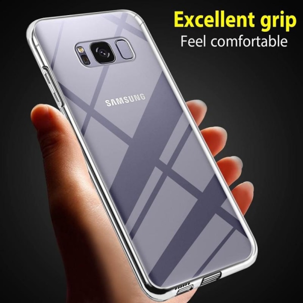 360° Full Cover Silikone Cover Samsung S8 Transparent
