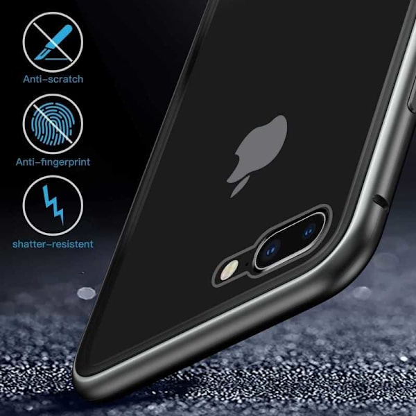 iPhone 7 Full Coverage Premium Cover Glassback V4 Transparent