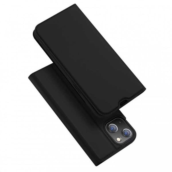 iPhone 14 Flipfodral Skin Pro med Kortfack Svart