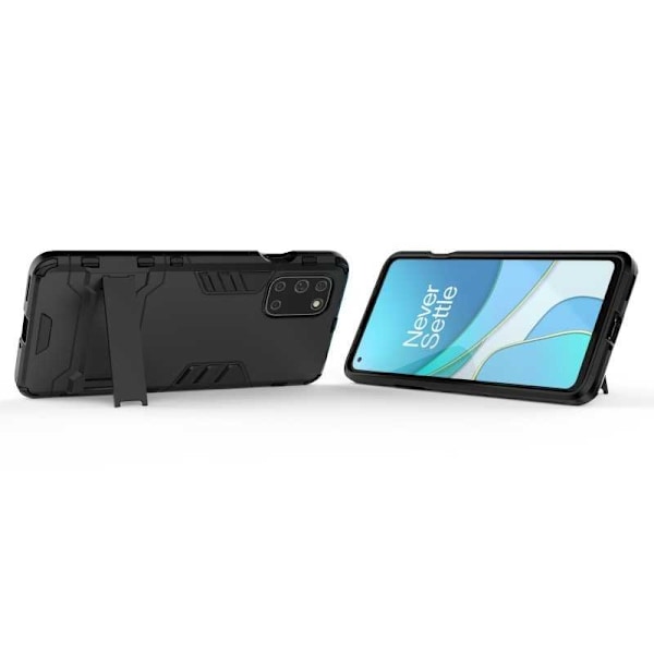 OnePlus 8T -iskunkestävä kotelo jalustalla ThinArmor Black