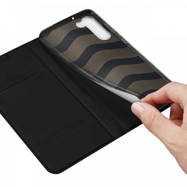 Samsung S23 Flip Case Smooth -korttipaikka Black