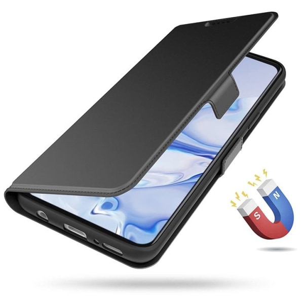 Samsung S21 FE Flip Case Skin Pro V2 korttilokerolla Black