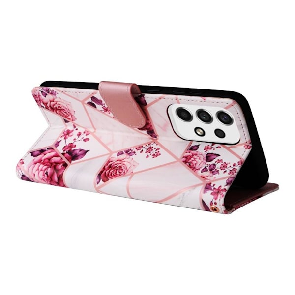 Samsung A53 5G Trendikäs lompakkokotelo Sparkle 4-FACK Pink