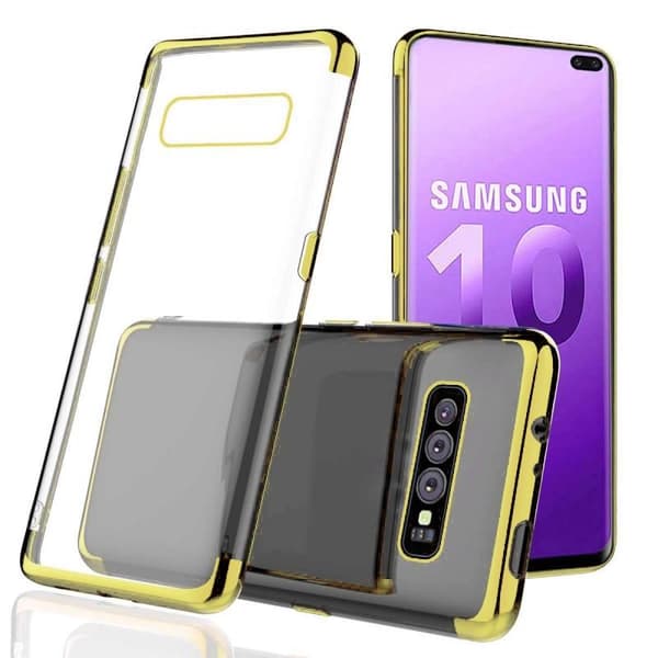 Samsung S10 Plus støddæmper gummiskind V2 (SM-G973F) Rosenguld