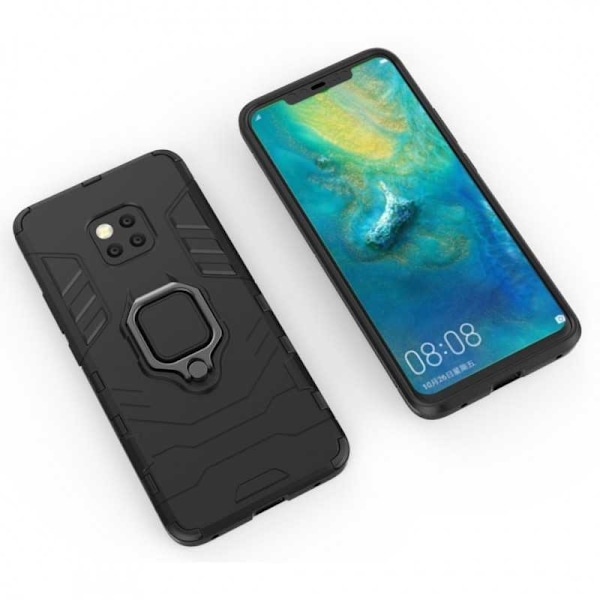 Mate 20 Pro Stöttåligt Skal med Ringhållare ThinArmor (LYA-L29) Svart