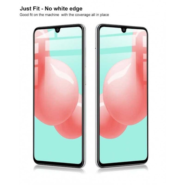 2-PACK Samsung A41 Härdat Glas 0.26mm 2.5D 9H Fullframe Transparent