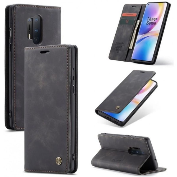 OnePlus 8 Pro Exclusive & Elegant Flip Case CaseMe 3-FACK Black