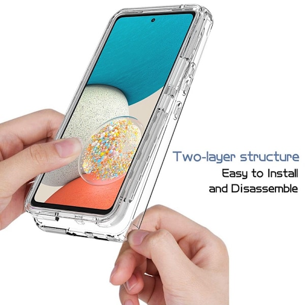 Samsung A53 Heltäckande Premium 3D Skal 3in1 ThreeSixty Clear