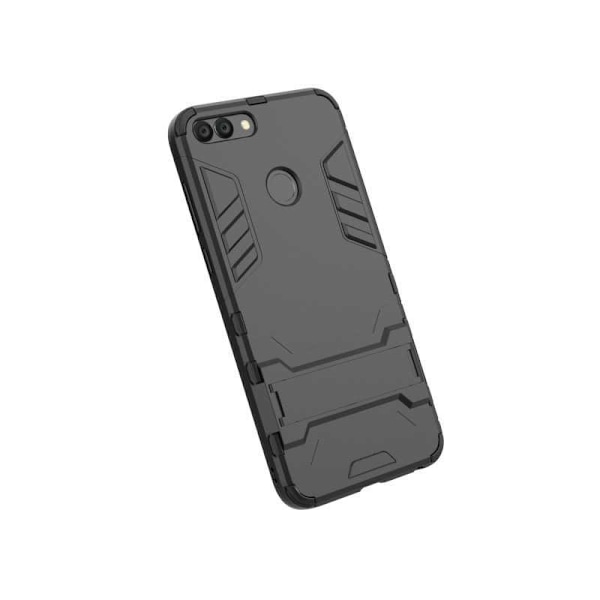 Huawei P älykäs iskunkestävä suojus Kickstand ThinArmorilla Svart