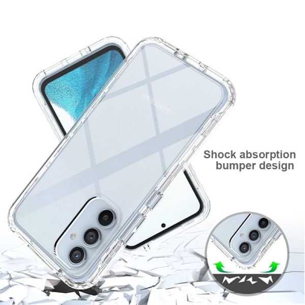 Samsung A25 Heltäckande Premium 3D Skal 3in1 ThreeSixty Clear