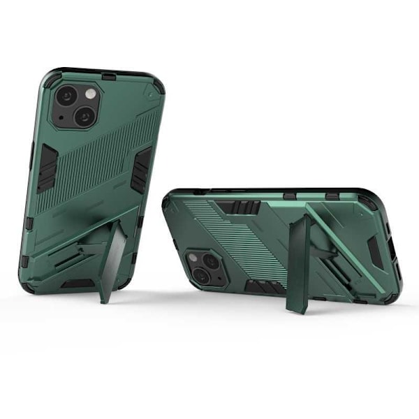 iPhone 15 Iskunkestävä kotelo jalustalla ThinArmor V2 Svart