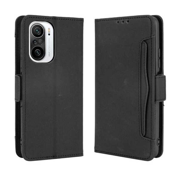 Xiaomi Mi 11i Plånboksfodral PU-Läder 6-FACK Winston V3 Svart