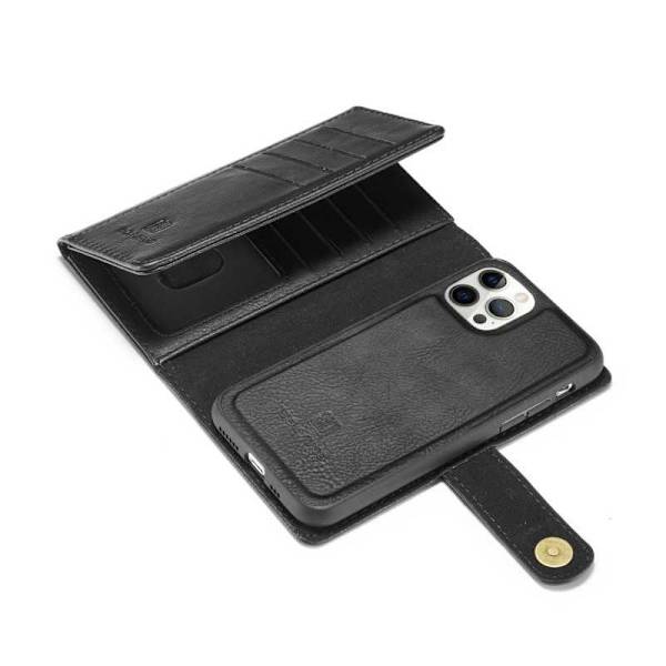 iPhone 12 Pro Max 14-FACK Magnetisk Mobilplånbok DG.Ming V2 Svart