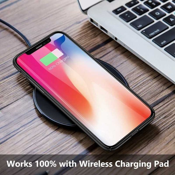 iPhone XS Max Ultrathin mattamusta kansi Basic V2 Black