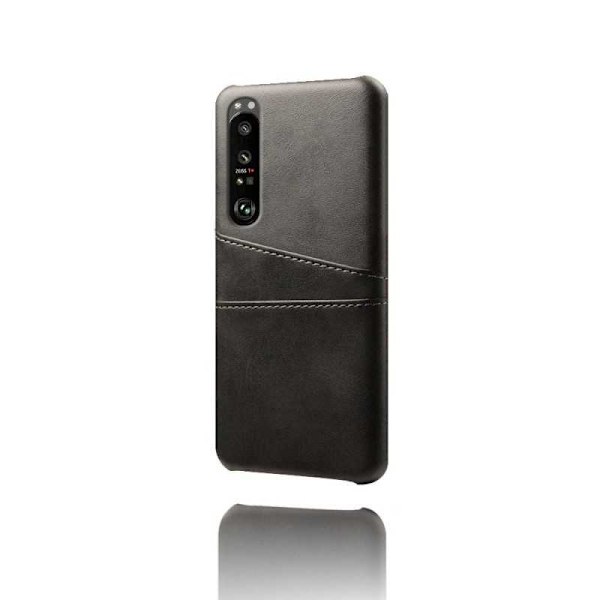 Xperia 1 III stødabsorberende kortholder Retro V2 Black