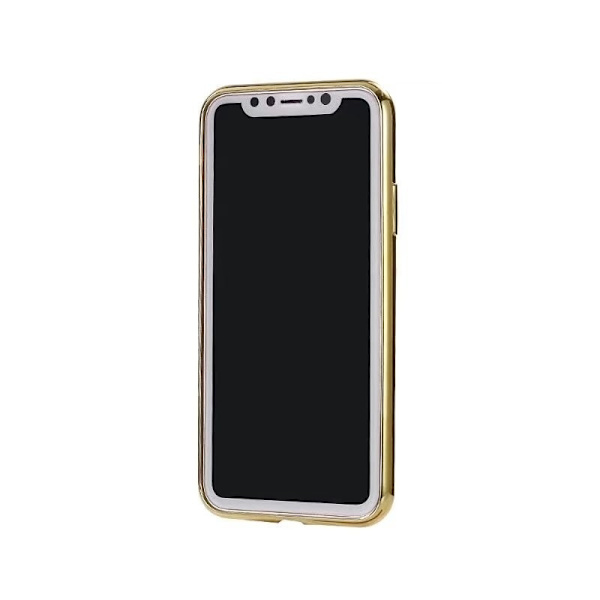 iPhone XS Max stødabsorberende gummicover Silver