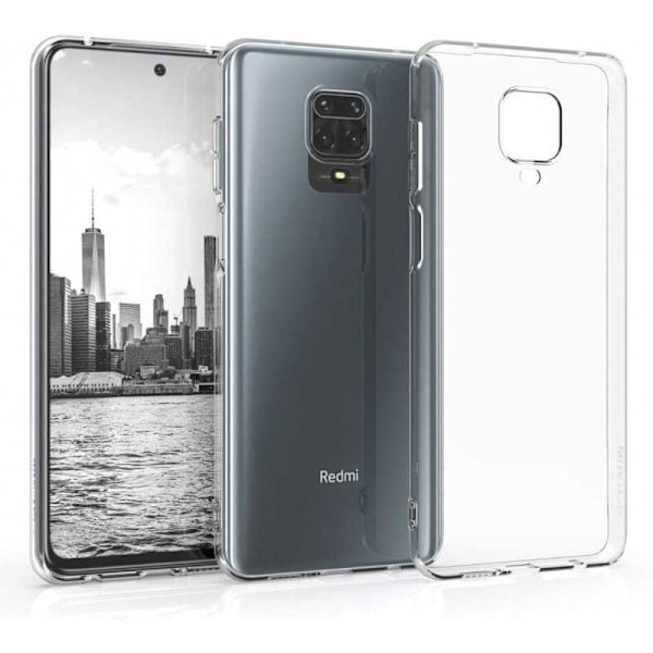 Redmi Note 9S & 9 Pro stødabsorberende blødt etui Enkelt Transparent