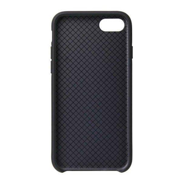 iPhone 8 & 7 Gummibelagd Mattsvart Silikon Skal Svart