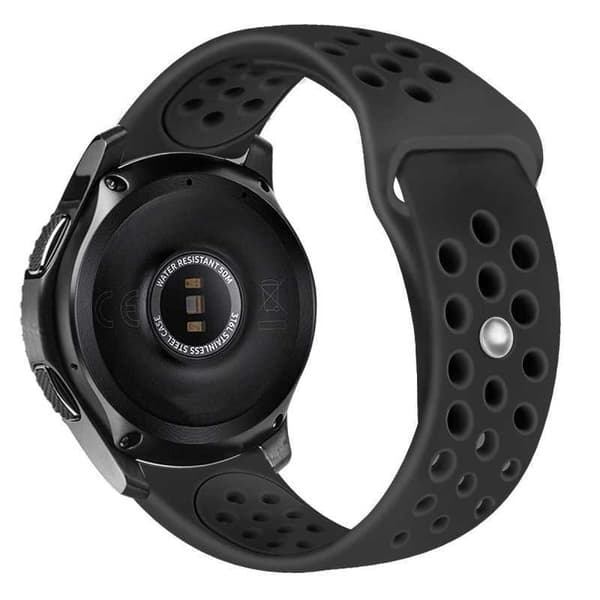 Universal Tyylikäs Rannekello Sport Runnr - 22mm musta Black