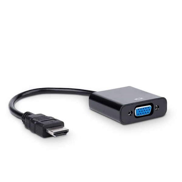 Signalomvandlare HDMI (m) / VGA (f) Svart
