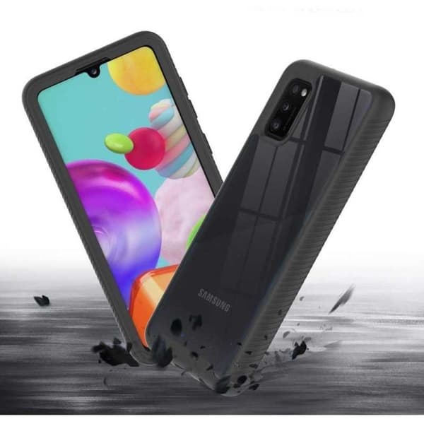 Samsung A02s Heltäckande Premium 3D Skal 3in1 ThreeSixty Transparent