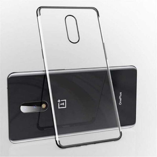 OnePlus 8 Stötdämpande Gummiskal V2 Svart