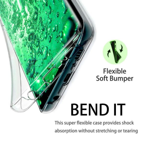 360° Heltäckande Silikonfodral Samsung Note 10 Plus Transparent