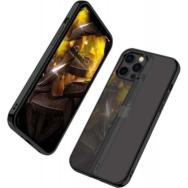 iPhone 13 Pro Iskunvaimennin kumikotelo Black