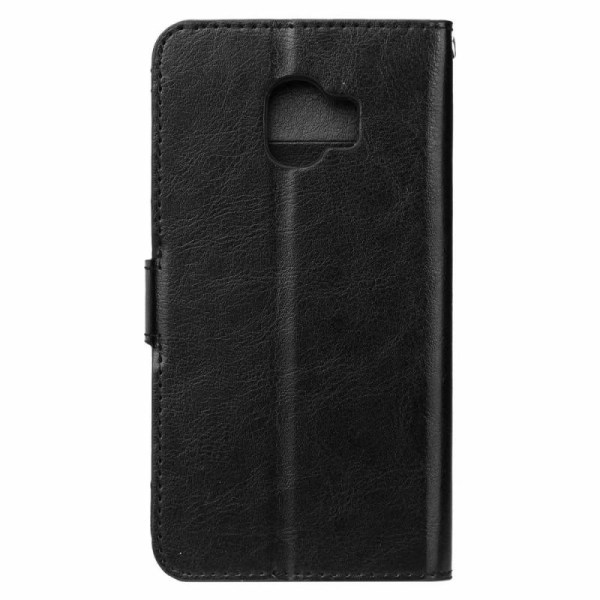 Samsung xCover 4/4S lompakkokotelo PU-nahkaa, 4 osastoa Black