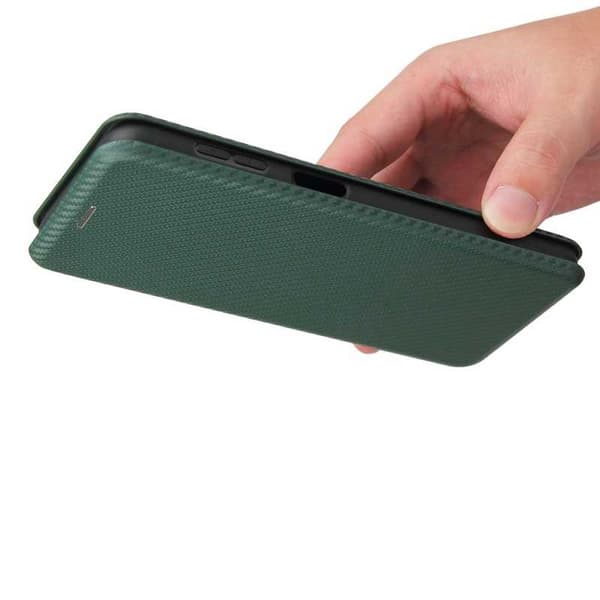 Samsung A32 5G Flipfodral Kortfack CarbonDreams Grön Grön