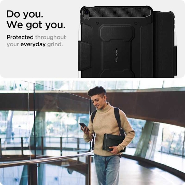 iPad Air 4 2020 / Air 5 2022 10,9" Spigen Rugged Armor Pro Black