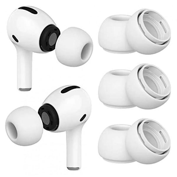 3-PACK Öronproppar till Airpods Pro White Small