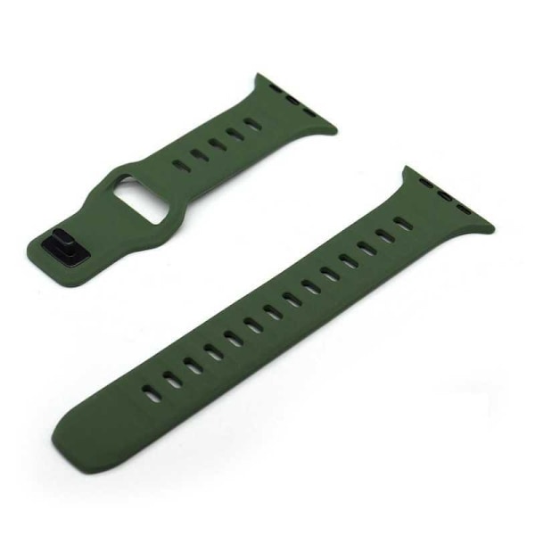 Apple Watch 38/40/41mm kestävä rannekoru Titan's Grip - vaaleanharmaa