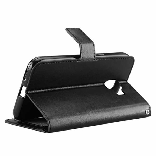 Samsung J6 2018 Plånboksfodral PU-Läder 4-FACK (SM-J600FN) Svart
