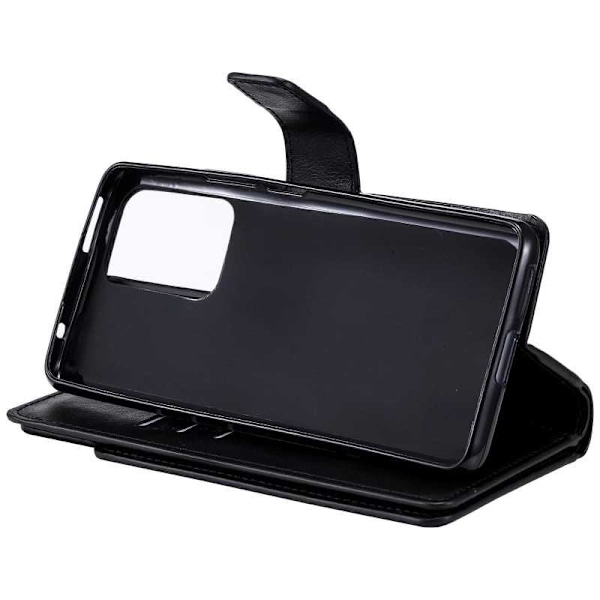 Xiaomi Mi 11T / 11T Pro Praktisk Plånboksfodral med 12-Fack Array V4 Black
