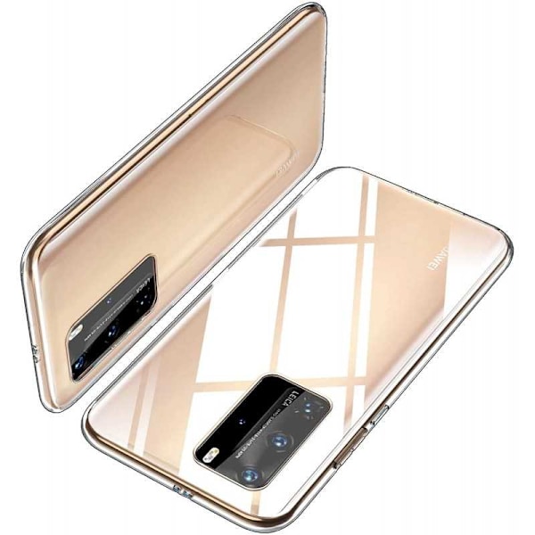 Huawei P40 Pro Stötdämpande Mjukt Skal Simple Transparent