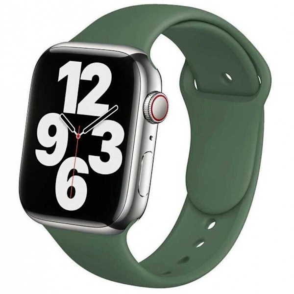 Apple Watch 38/40/41mm Slitstark Silikon Armband Walkr - Grön