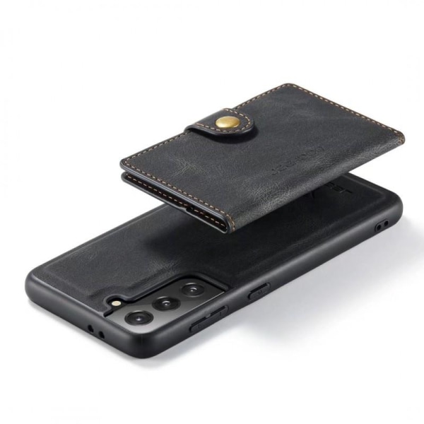 Samsung S22 Iskunkestävä kotelo magneettisella korttitelineellä Black