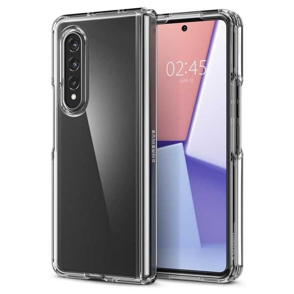 Samsung Z Fold 3 Stötdämpande Skal Simple Transparent