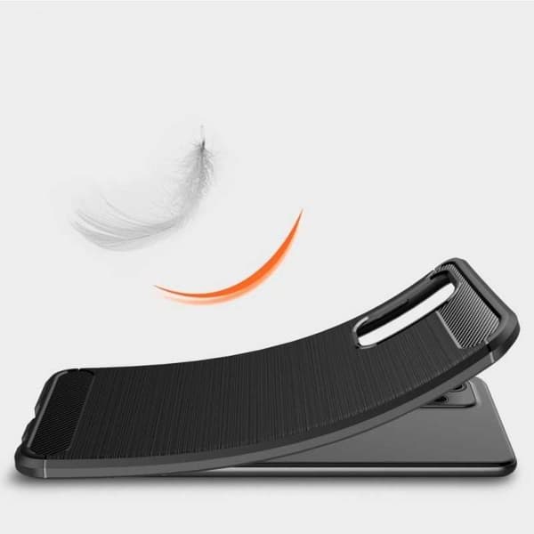 Samsung A23 5G iskunkestävä SlimCarbon kotelo Black