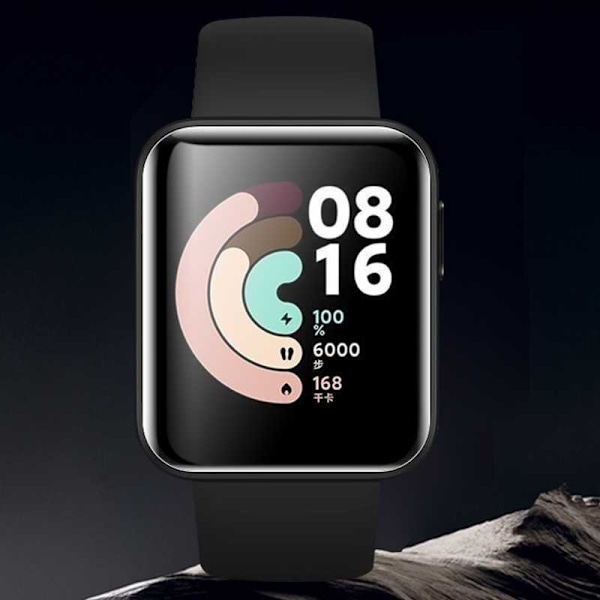 Xiaomi Mi Watch Lite FullFrame 3D hærdet glas 0,26 mm 9H Transparent