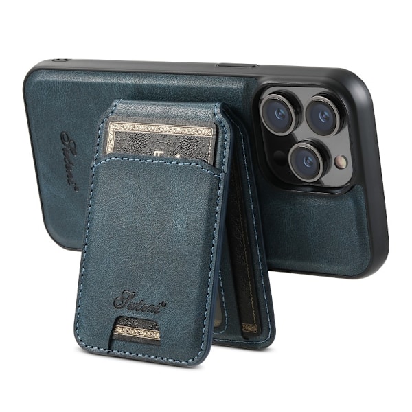 Suteni™ 2in1 Magsafe Skal med Korthållare iPhone 15 Pro Max - Blå