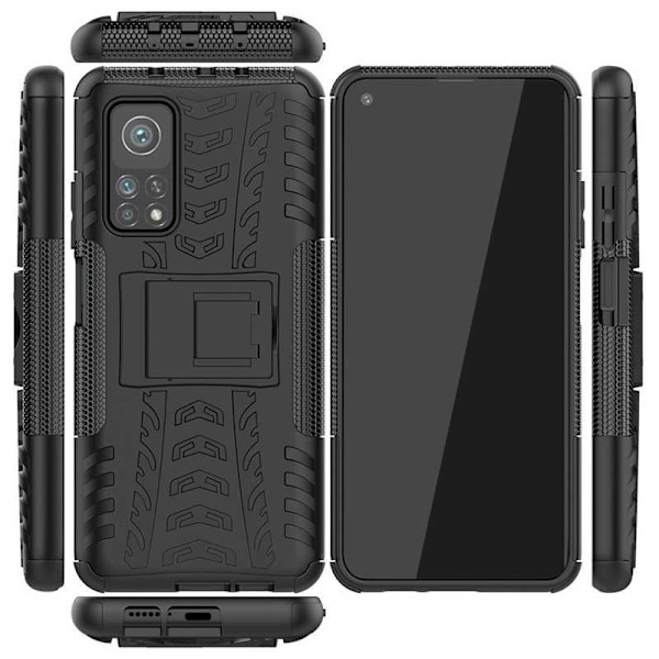 Xiaomi Mi 10T / 10T Pro Stöttåligt Skal med Stöd Active Svart