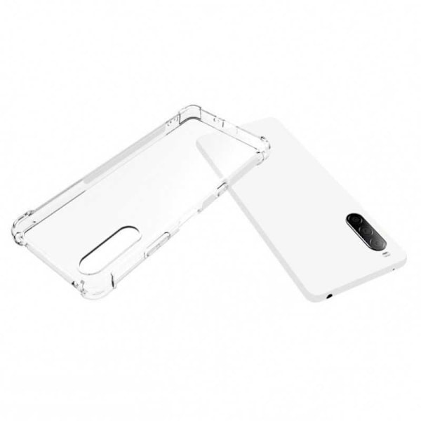 Xperia 10 III stødabsorberende silikone Shell Shockr Transparent