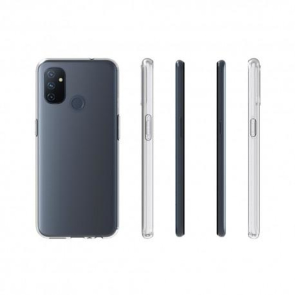 OnePlus Nord N100 iskunvaimentava pehmeä kansi Simple® Transparent