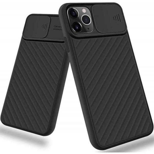 iPhone 12 Pro Max Iskunkestävä kotelo Sisäänrakennettu CamShield Grön