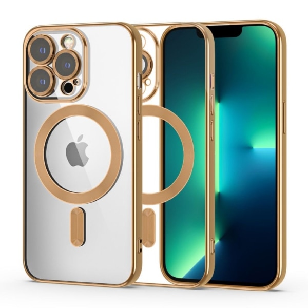 Stötåligt MagSafe Kompatibelt Skal iPhone 15 Pro Max - Guld