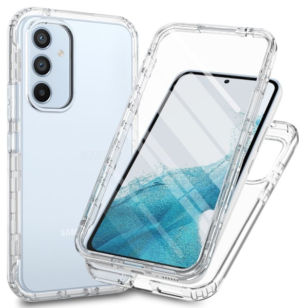 Samsung A25 Heltäckande Premium 3D Skal 3in1 ThreeSixty Clear