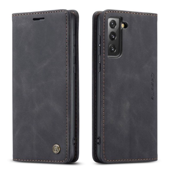 Samsung S21 Eksklusiv Elegant Flip Case CaseMe 3-RUMMET Black