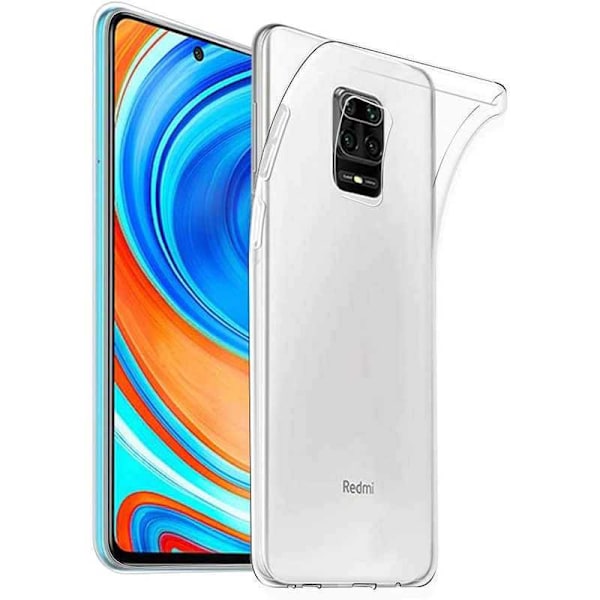 Xiaomi Note 9 stødabsorberende blødt etui Enkelt Transparent